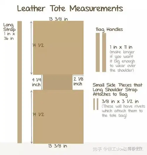 手工牛皮托特包教程
