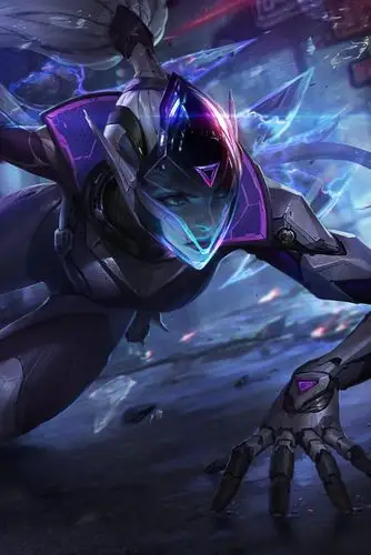 英雄联盟vn薇恩暗夜猎手源计划净化皮肤10,高清图片,手机壁纸