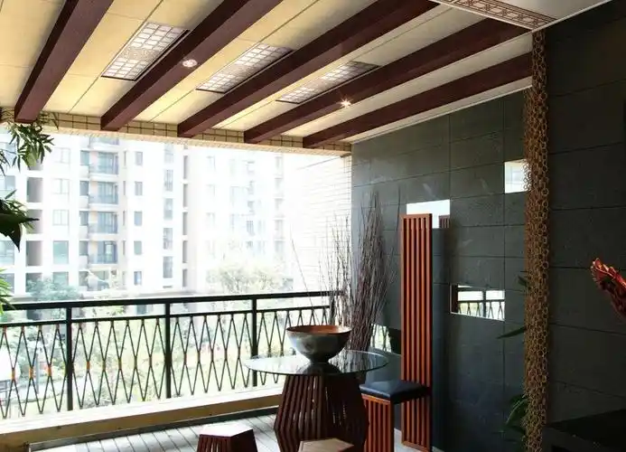 现代阳台吊顶装修效果图设计图片赏析