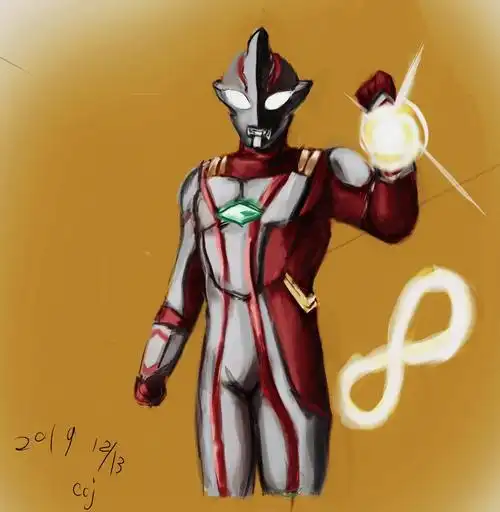 奥特曼梦比优斯板绘