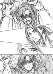 简笔画蓝忘机魏无羡魏无羡蓝忘机简笔画怎么画魏