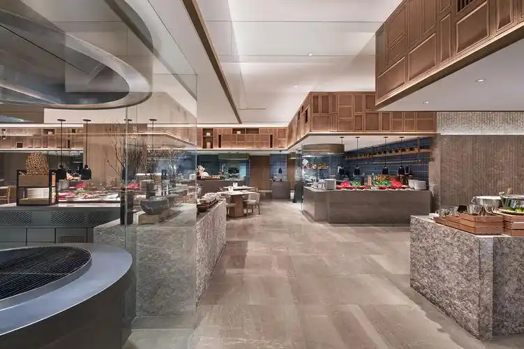 杨邦胜五星酒店设计作品_南京凯宾斯基酒店全日餐厅