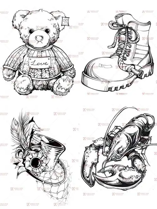 7815视觉传达设计考研97黑白创意设计手绘#匡博择校  #艺术设计