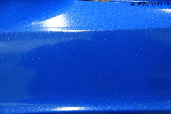 宾利欧陆全车珠光蓝车身改色案例