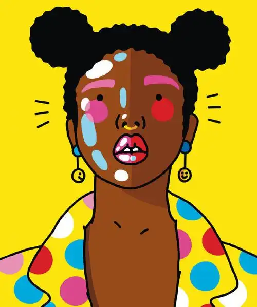 荷兰插画家 xaviera altena 波普风人物插画,超级厉害的色彩搭配!