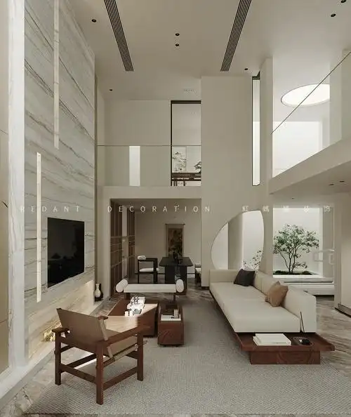 泰山九号400㎡中式风格别墅装修效果图