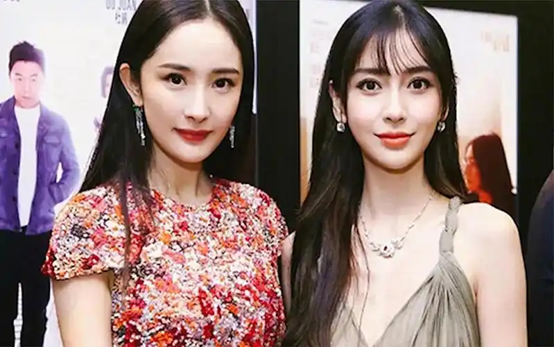 当1米67杨幂和1米68杨颖,站一起时,网友谁谎报了身高谁