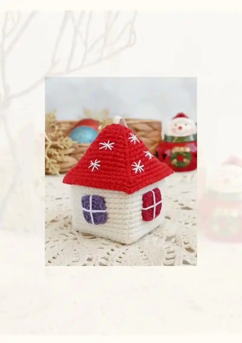 圣诞小屋图解.对这种小房子真的好喜欢 #治愈  #手工diy - 抖音