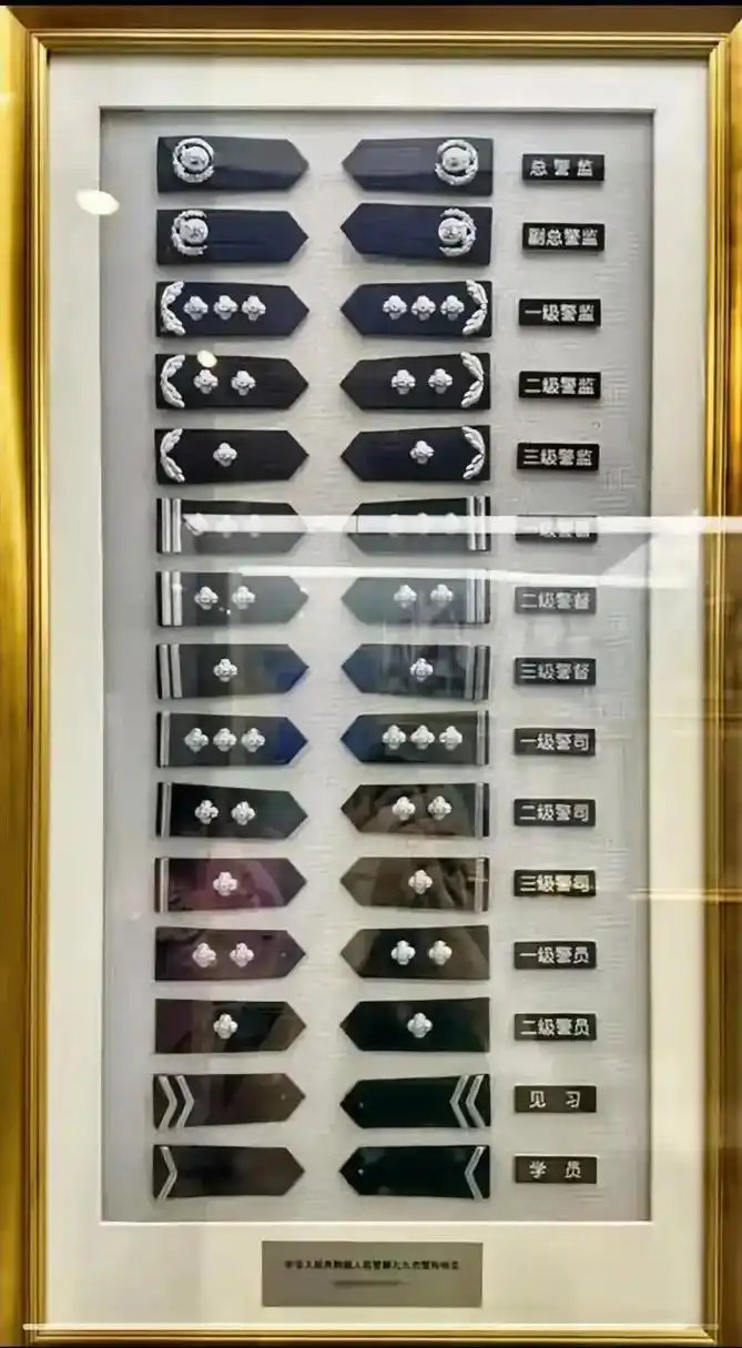 人民警察警衔图鉴[打call]