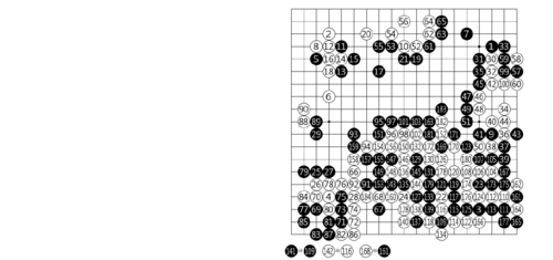 围棋学习必备的打谱练习--1答案