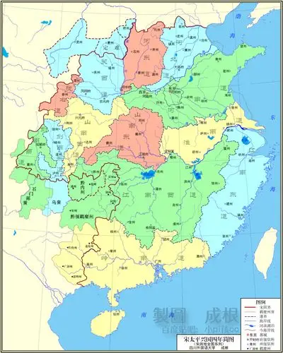 宋朝转运司路简图