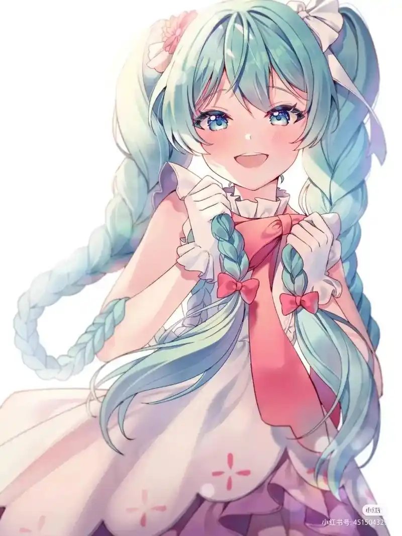 初音未来,动漫人物素材 - 抖音