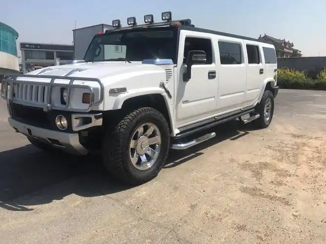 鞍山2014年9月悍马h2加长版白色自动档