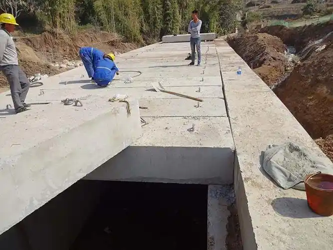 沙蒲高速涵洞预制盖板