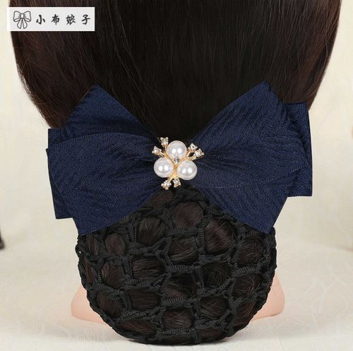 韩版职业头花网兜女工作发网细酒店医院护士空姐银行发夹发饰网兜