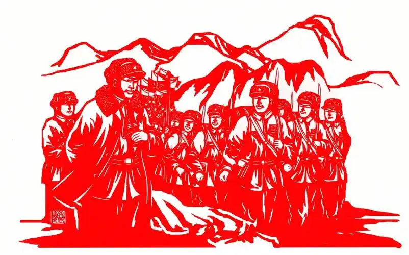 红色剪影百年记忆抗美援朝