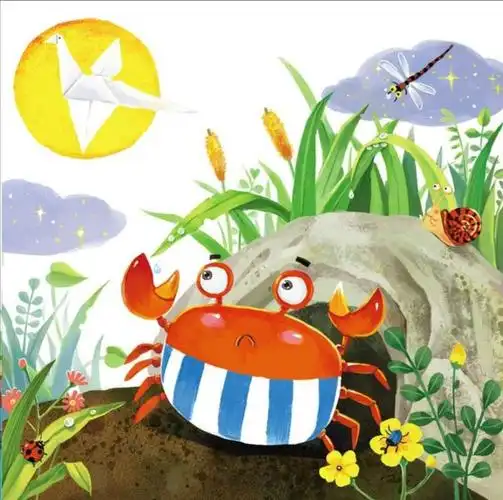 大鹅庄小学一年级暑期读书活动第二期———《孤独的小螃蟹》