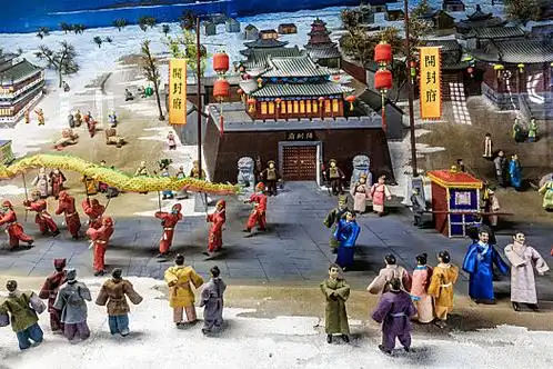 古代市井生活图片