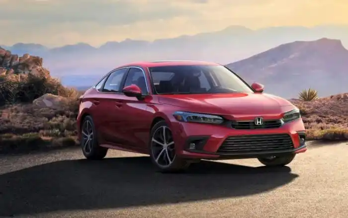 2022款本田思域轿车外形与内饰图像曝光格栅区域改变较大