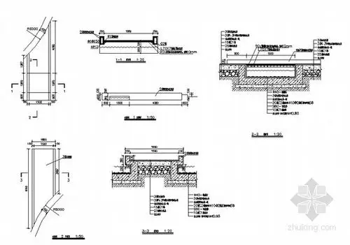 分享景观木栈道施工详图资料下载