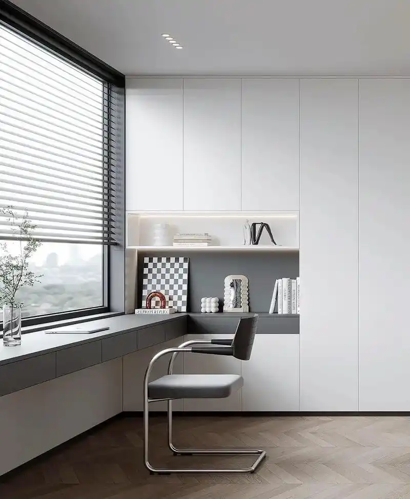 飘窗书桌看夕阳西下,你的飘窗还在闲 - 抖音