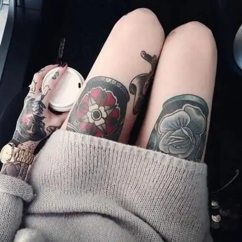 女孩子纹身头像图片女生