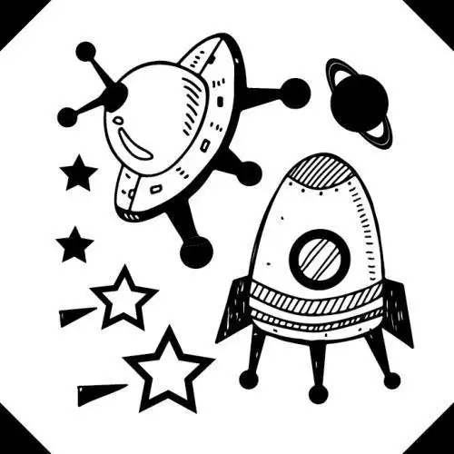 可爱的火星简笔画