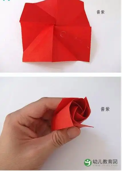 玫瑰花怎么折最简单方法玫瑰花怎么折最简单