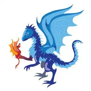 大冰和小火龙照片