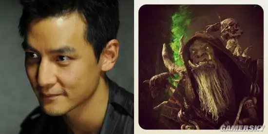 吴彦祖晒电影《魔兽》古尔丹造型照 自夸很英俊