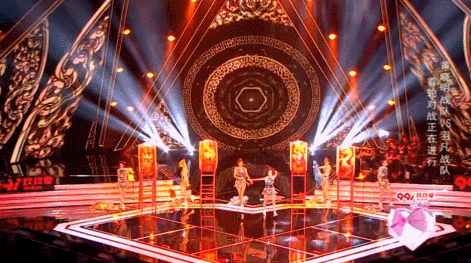 加油美少女舞台灯光炫丽gif动图_动态图_表情包下载_soogif