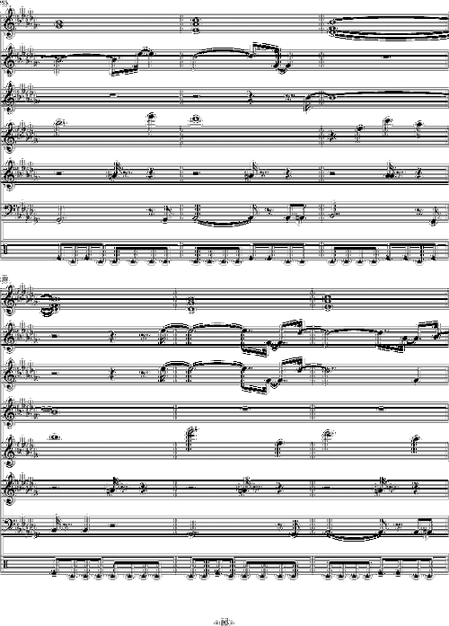 为孙红雷电影 战国 配乐 peterkingily 钢琴谱 五线谱