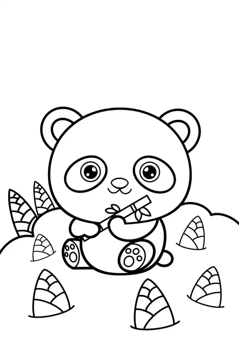 大熊猫简笔画来啦  熊猫简笔画教程来啦!