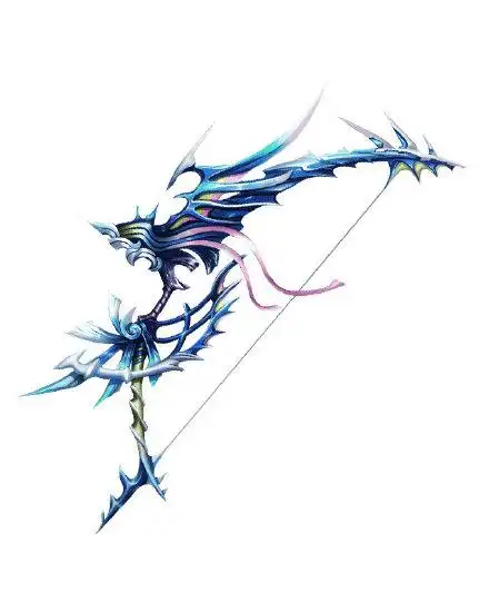 一组冷兵器绘画参考二次元幻想冷兵器弓