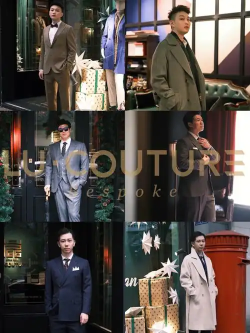 鹿定制的帅气客人们吧0799_大衣_西服_法兰绒_西装_客片_潮流_穿