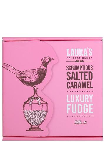 lauras confectionery|salted caramel fudge box 200g