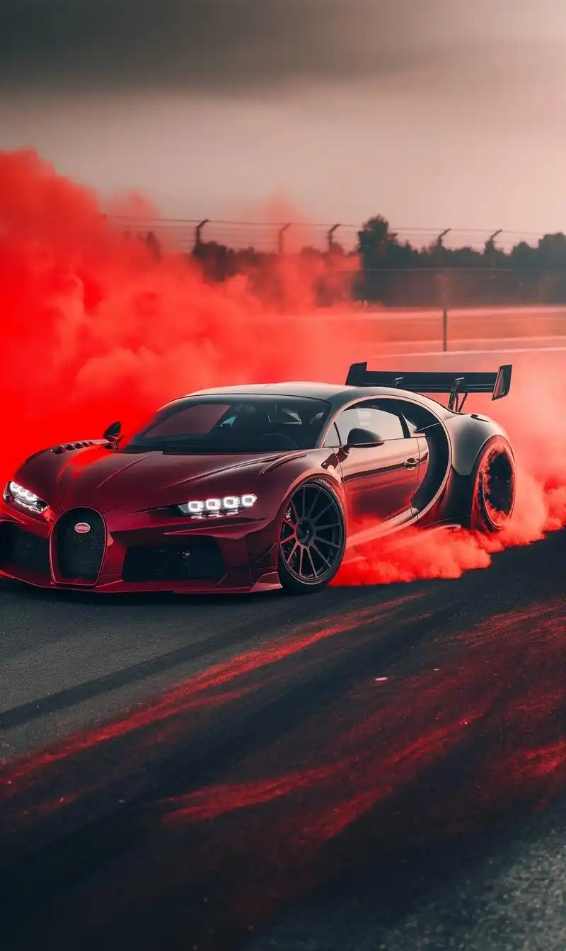 bugatti chiron drift