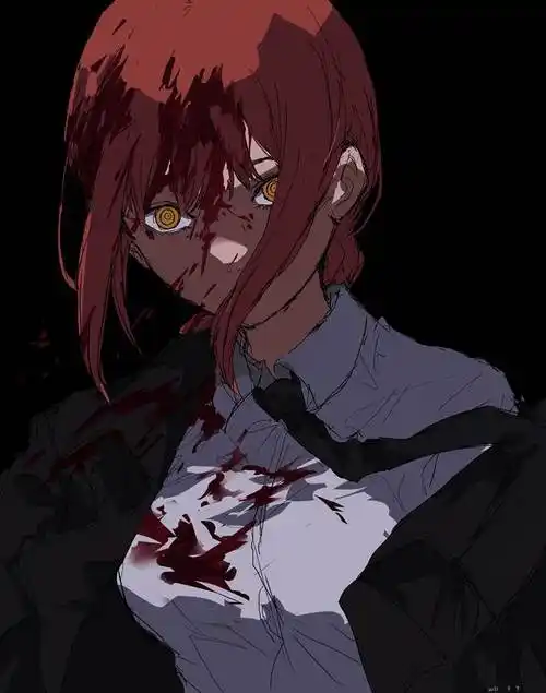 无题高地さかな的电锯人插画图片