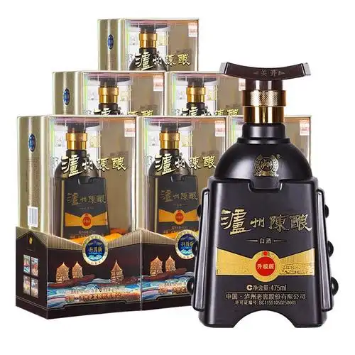 泸州老窖 升级版 泸州陈酿 白酒 浓香 52度 475ml*6盒 整箱装