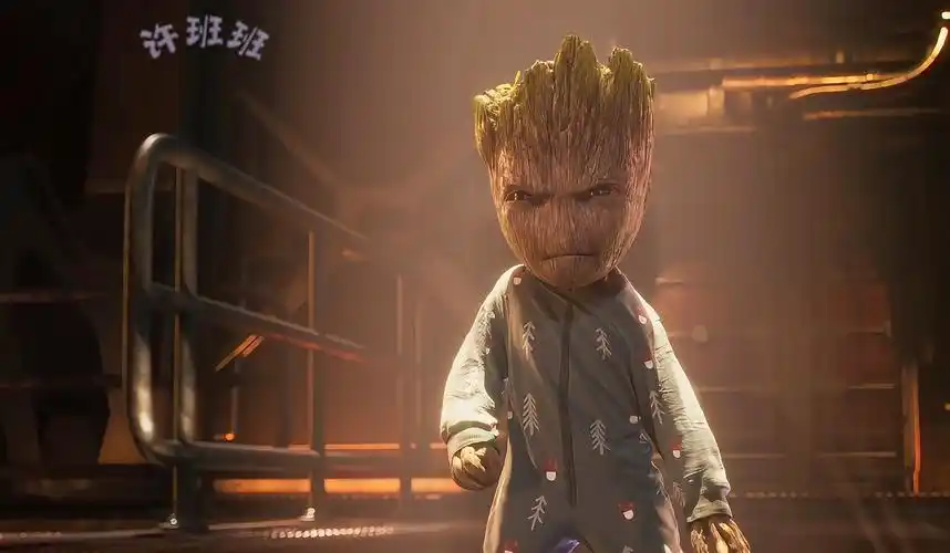 宇宙舞王格鲁特,脸萌脸萌