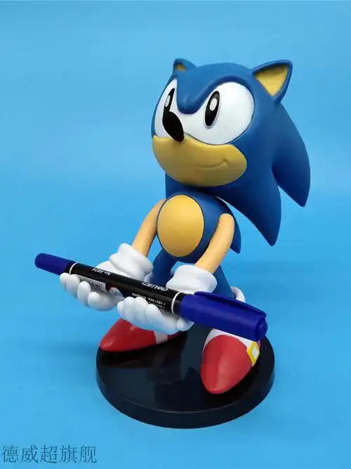 超音鼠索尼克毛绒玩具 q版214#超音鼠粘土公仔 索尼克模型摆件儿童