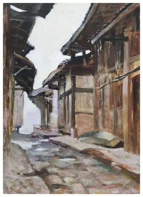 一组水粉写生作品