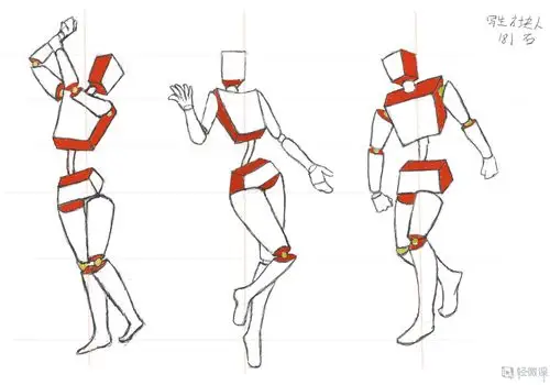 作业:怎么学ps电脑数位板绘画之人体体块的画法与训练技巧 - qwk