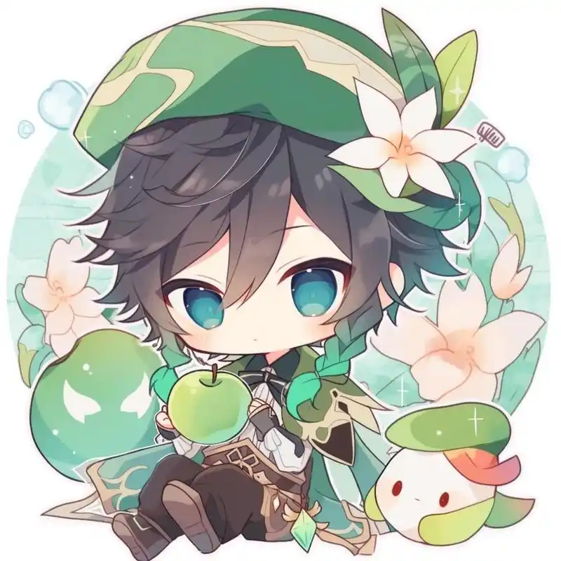 原神|超可爱的温迪 我现在会为你歌颂美好的万物万象,四季轮转,四风从