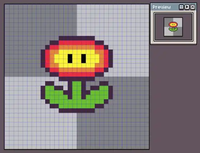 a5手绘像素画网格画课堂第37课七龙珠魔人布欧