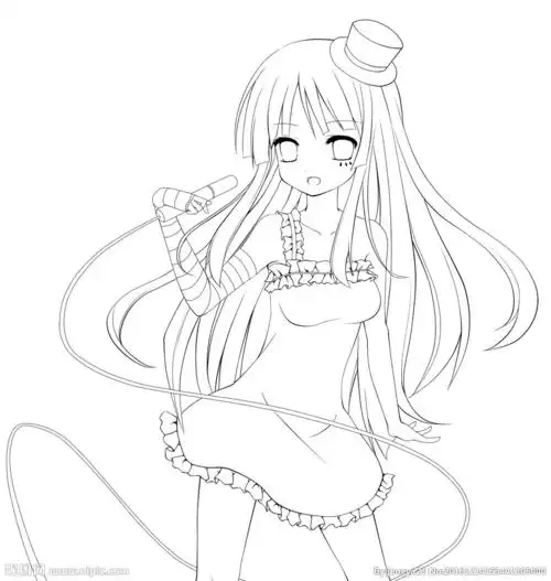 卡通 线稿设计图__动漫人物_动漫动画_设计图库_昵图网nipic.com