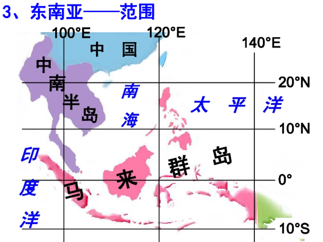 粤人版七年级地理下册第7章第2节东南亚共50张ppt
