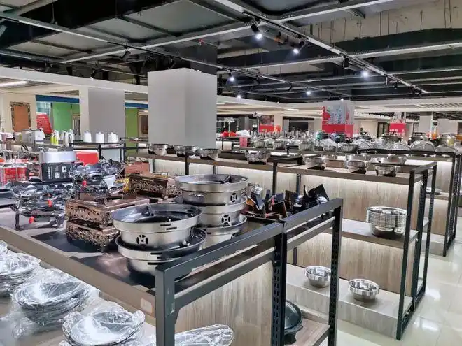 来岳塘国际逛湖南邵景隆酒店用品,10w 餐厨用具挑花眼|餐具|厨房|厨具