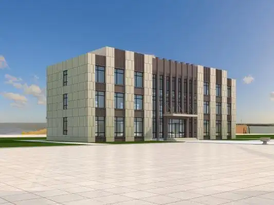 现代三层办公楼id1106089559