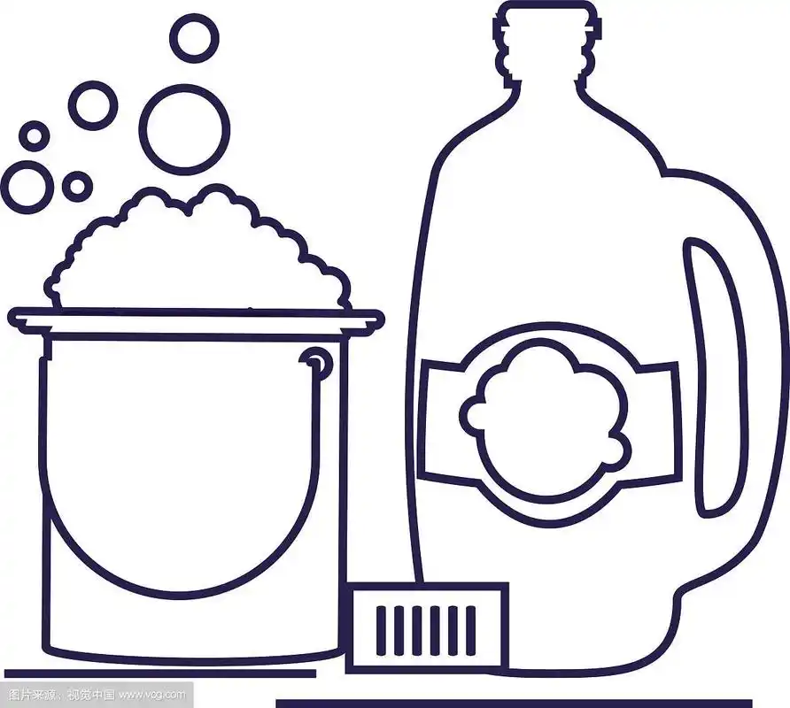 独立的清洗桶和洗涤剂设计